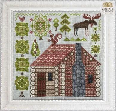 Log Cabin - Fabulous House Series #12 pattern by Cottage Garden Samplings
