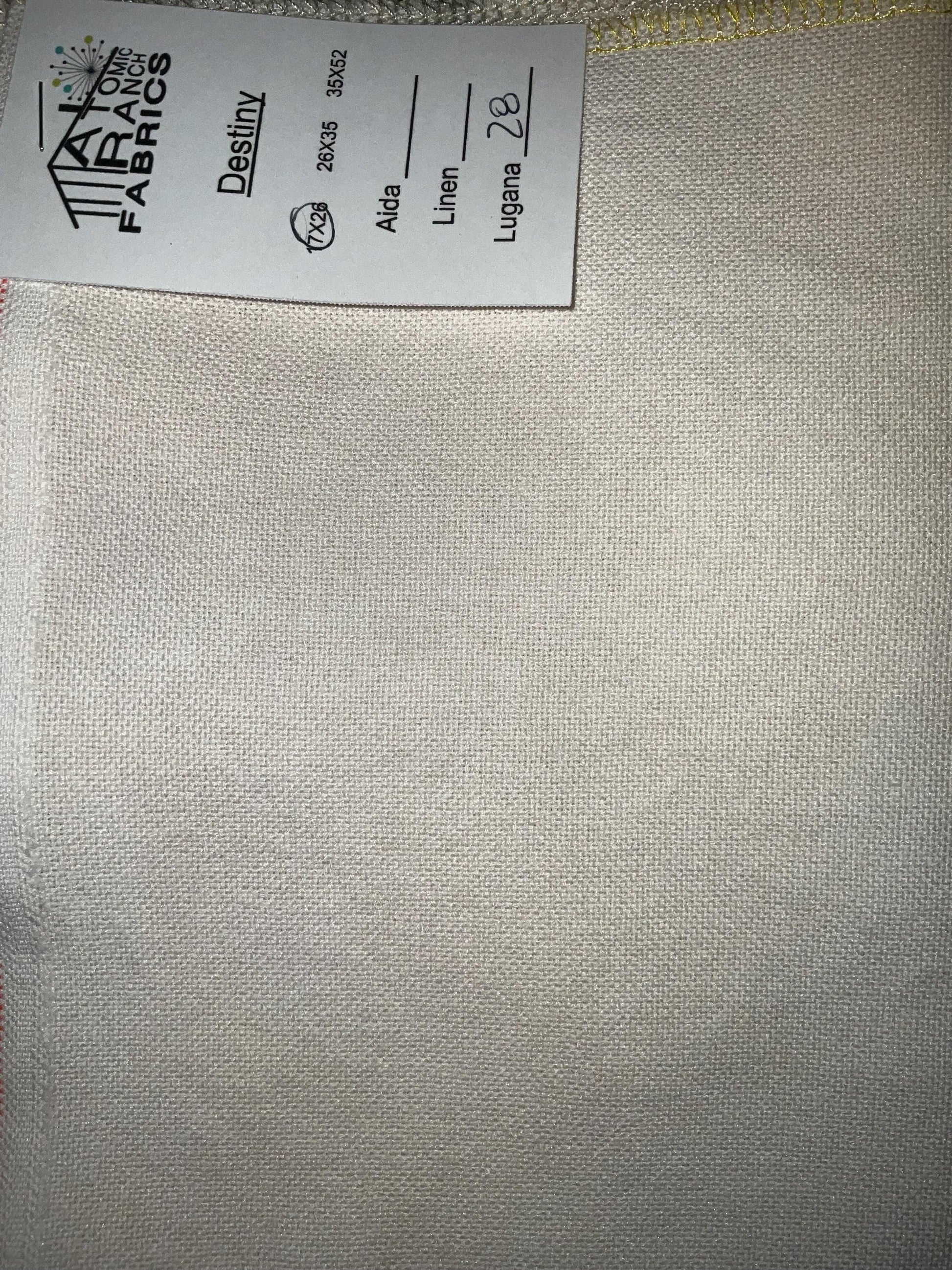 Forget Me Not Linen by Atomic Ranch Fabrics