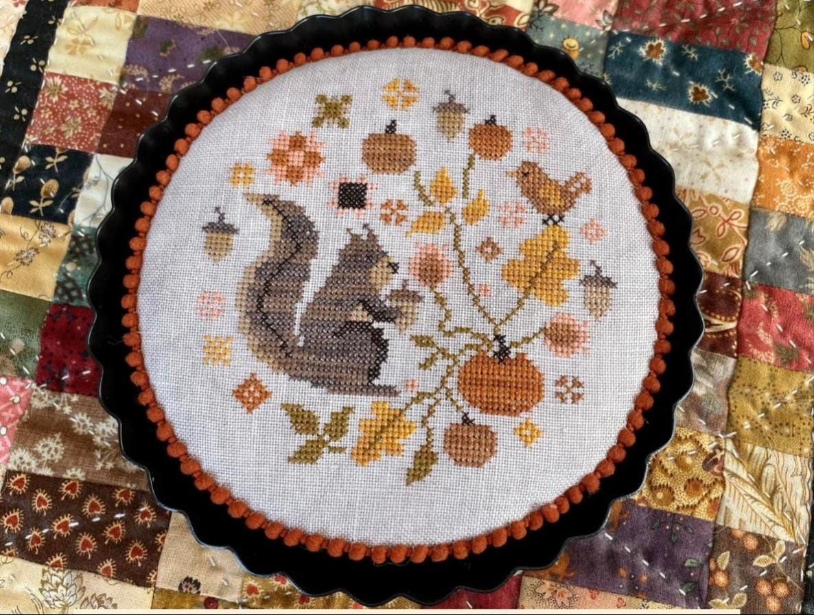 Oak & Acorn Tart pattern by Blueberry Ridge
