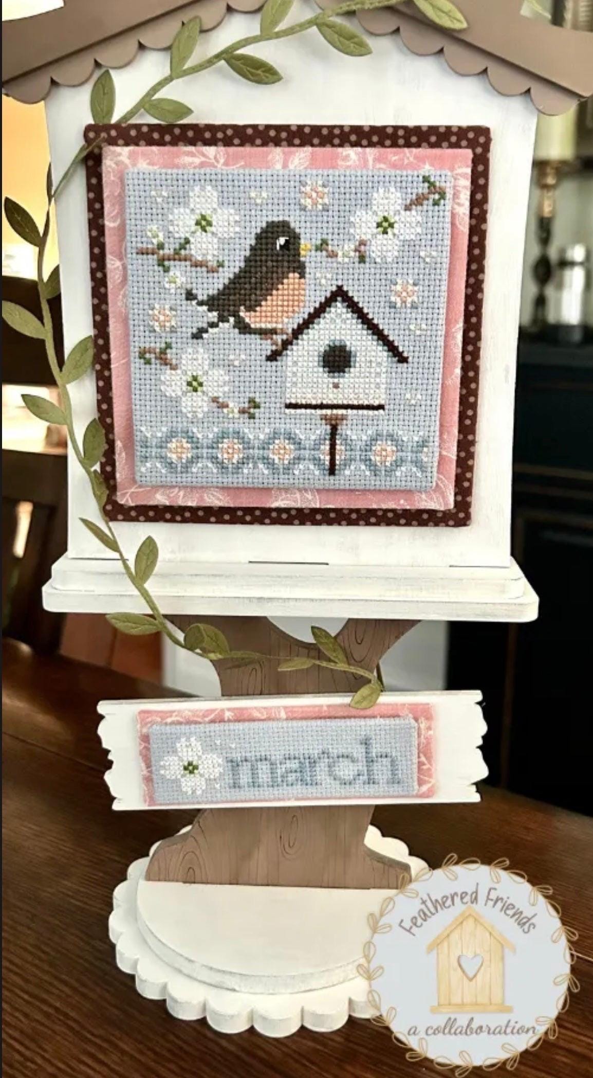 Feathered Friends: March pattern by Sweet Wing Studio
