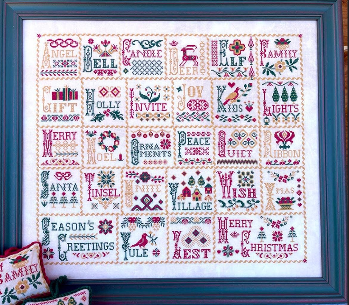 Vintage ABCs of Christmas Book by Jan Hicks Creates