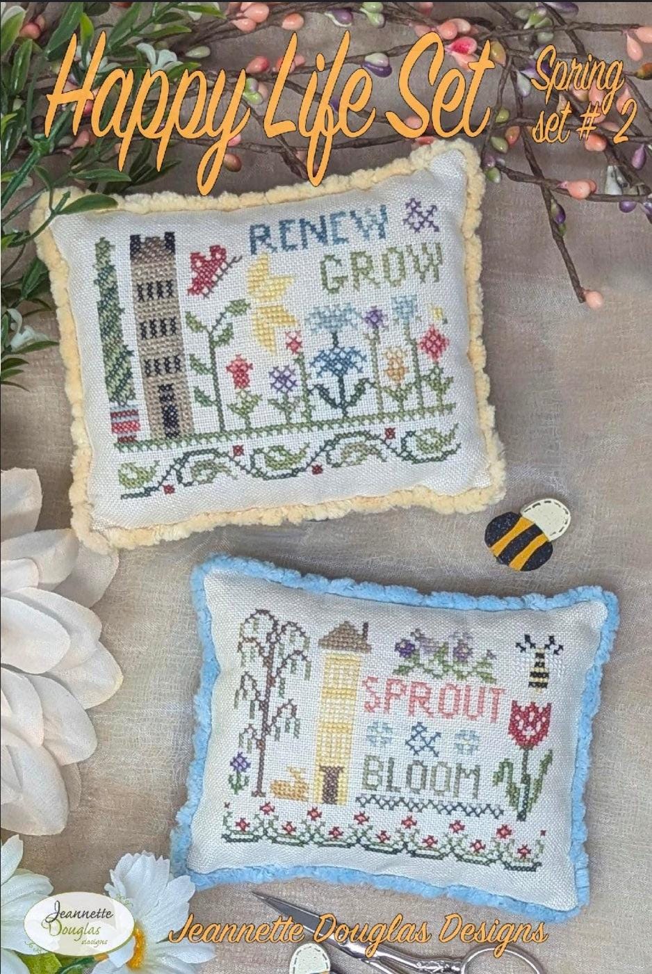 Happy Life Sets: Spring 2 pattern by Jeanette Douglas