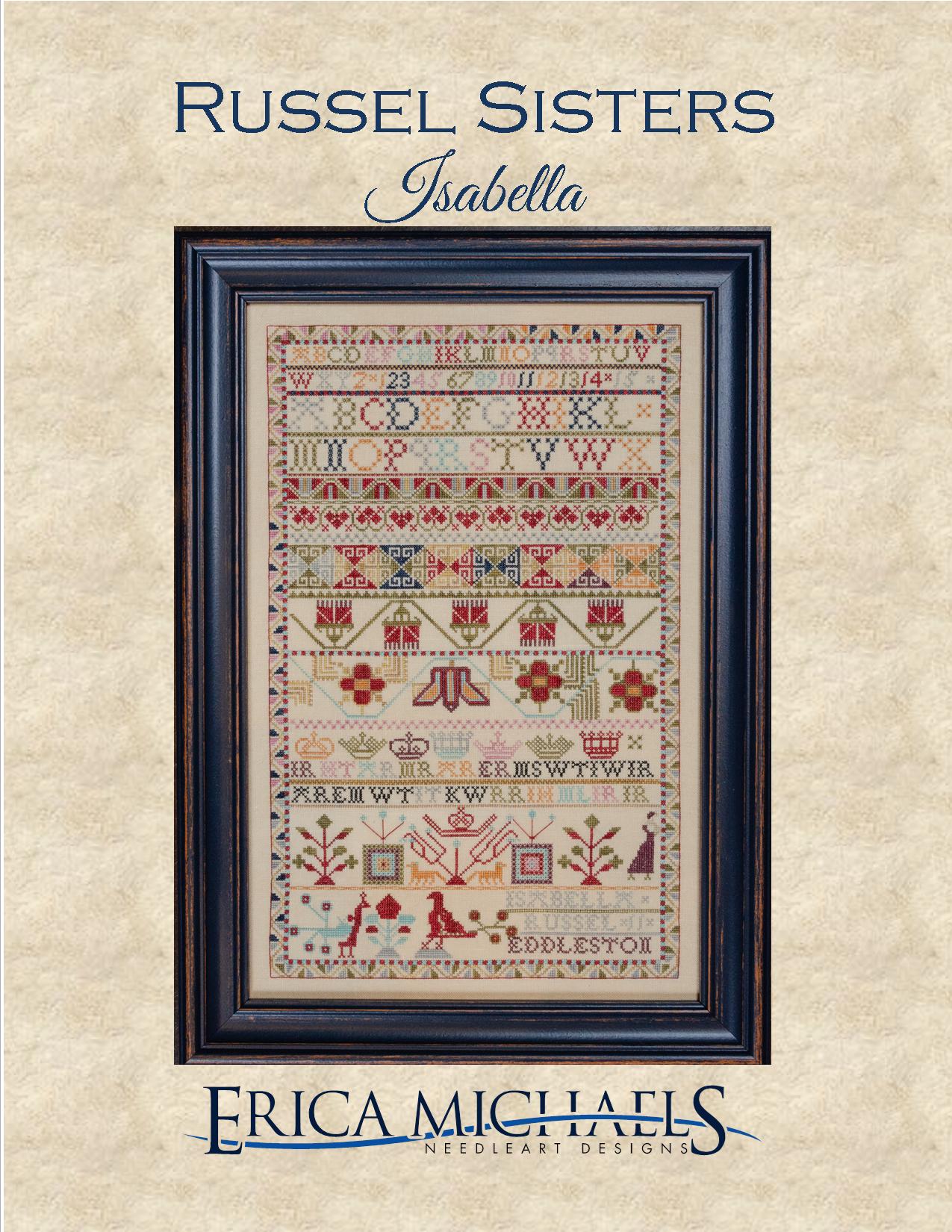The Russel Sisters - Companion Sampler Reproductions pattern by Erica Michaels