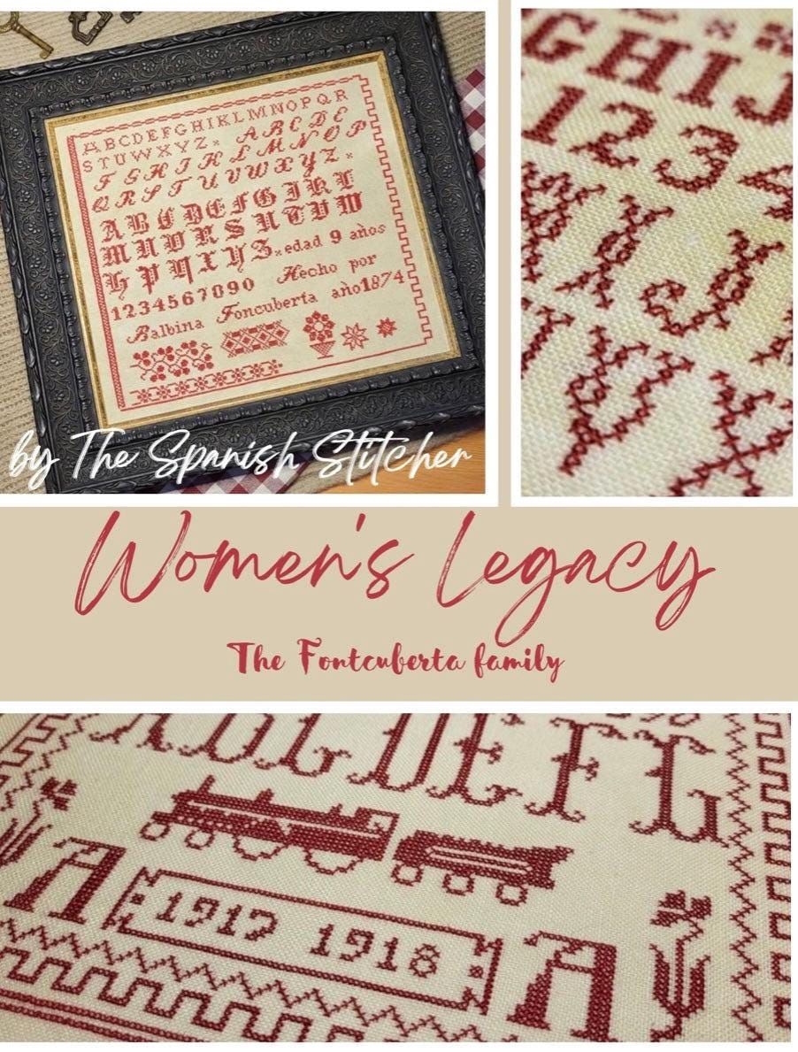 Women's Legacy: The Fontcuberta family booklet by The Spainish Stitcher