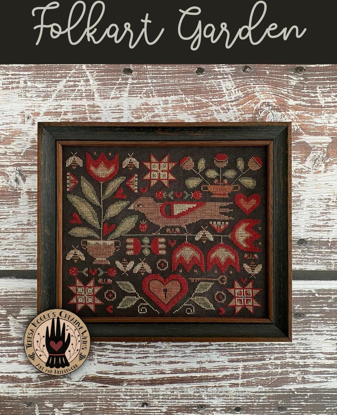 Folkart Garden pattern by Teresa Kogut Creative Whims