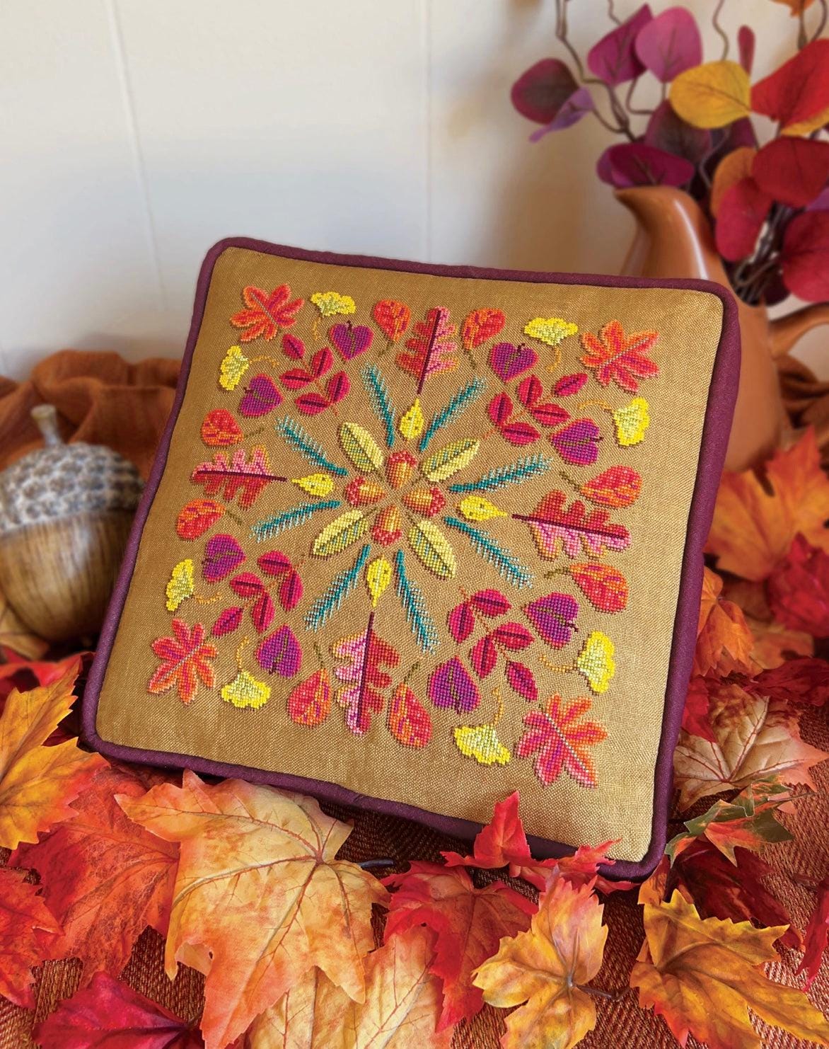 Turning Leaves pattern by Satsuma Street