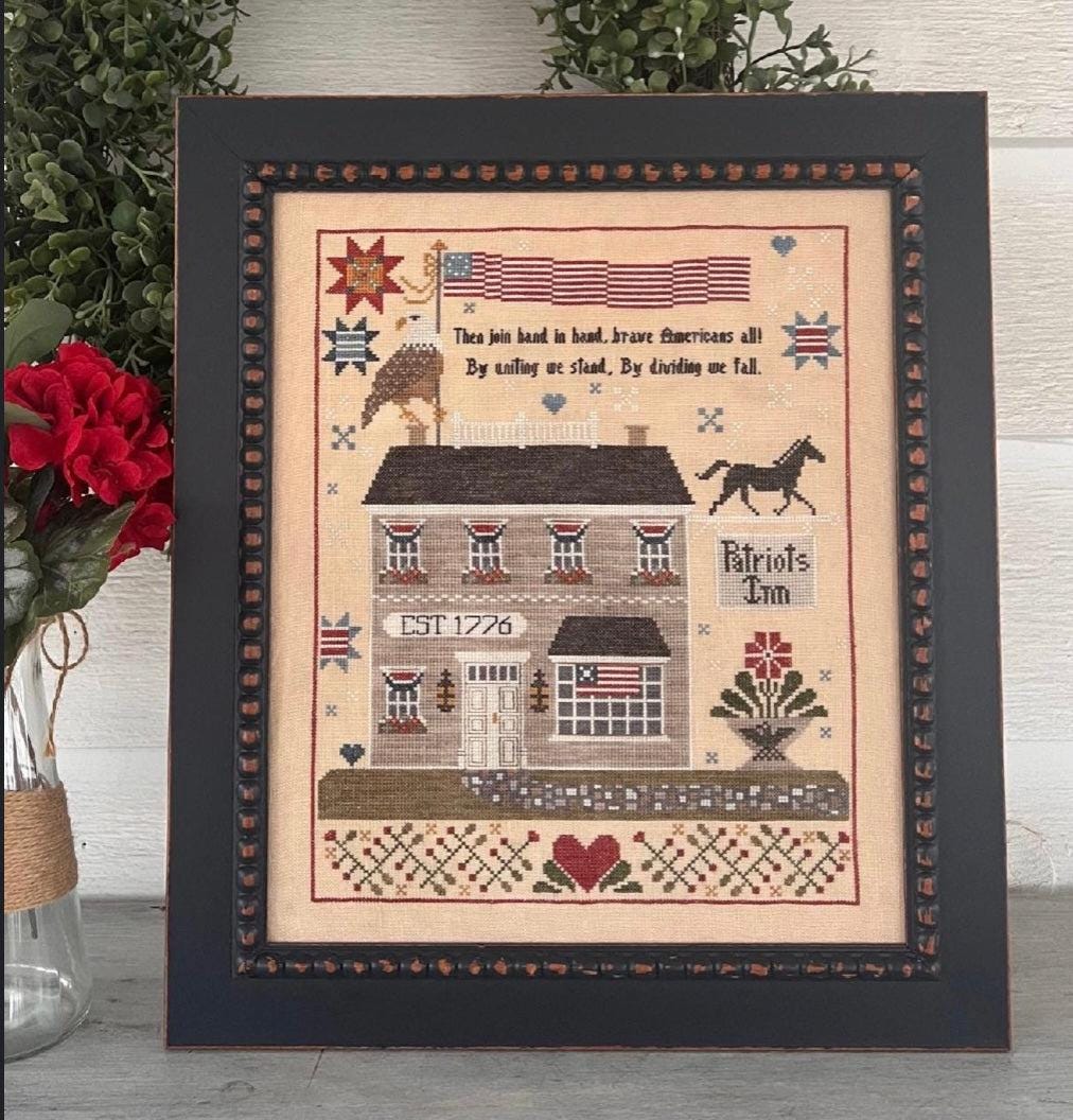 Patriots Inn pattern by Annie Beez Folk Art