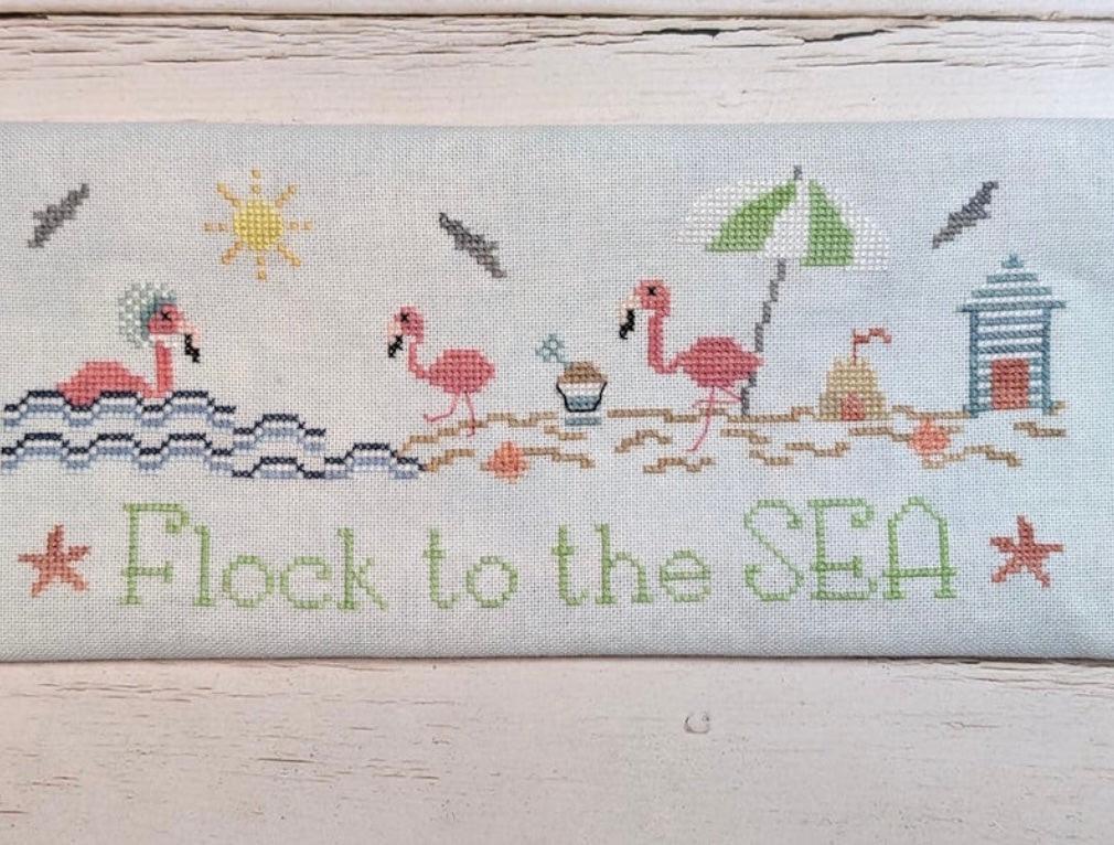 Flock to the Sea pattern by The Mindful Needle