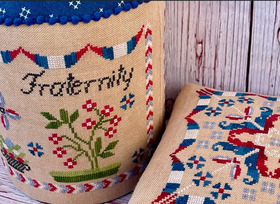 Liberty Drum and Pincushion - Market Exclusive pattern by Jan Hicks Creates