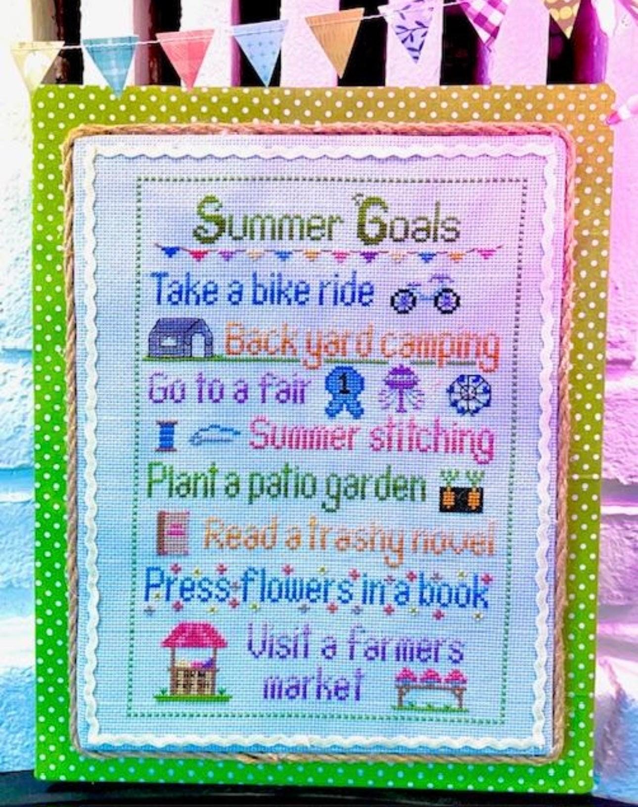 Summer Goals pattern by Pickle Barrel Designs