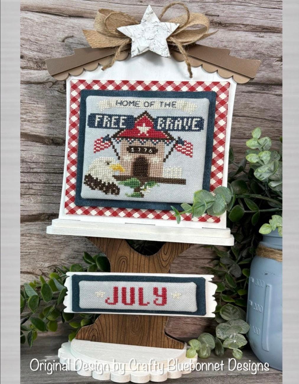 Feathered Friends: July pattern by Crafty Bluebonnet Designs