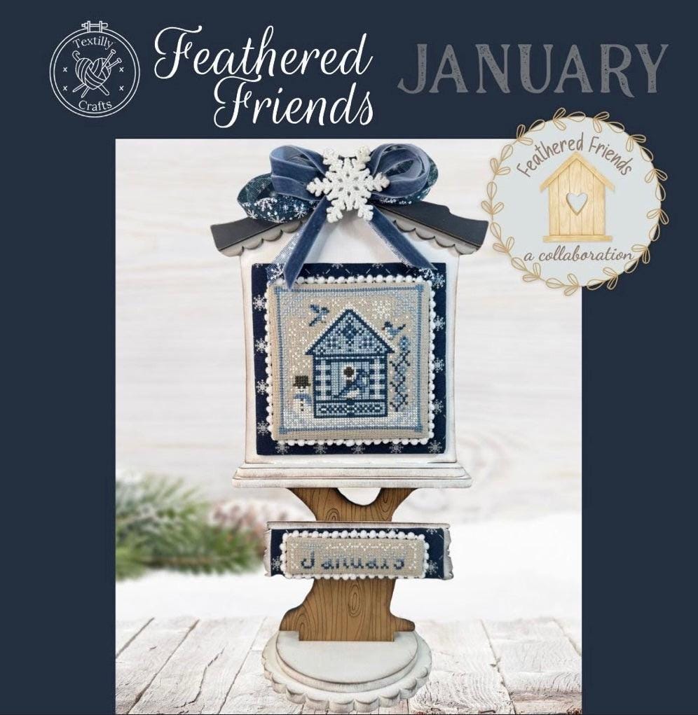 Feathered Friends: January pattern by Textilly Crafts