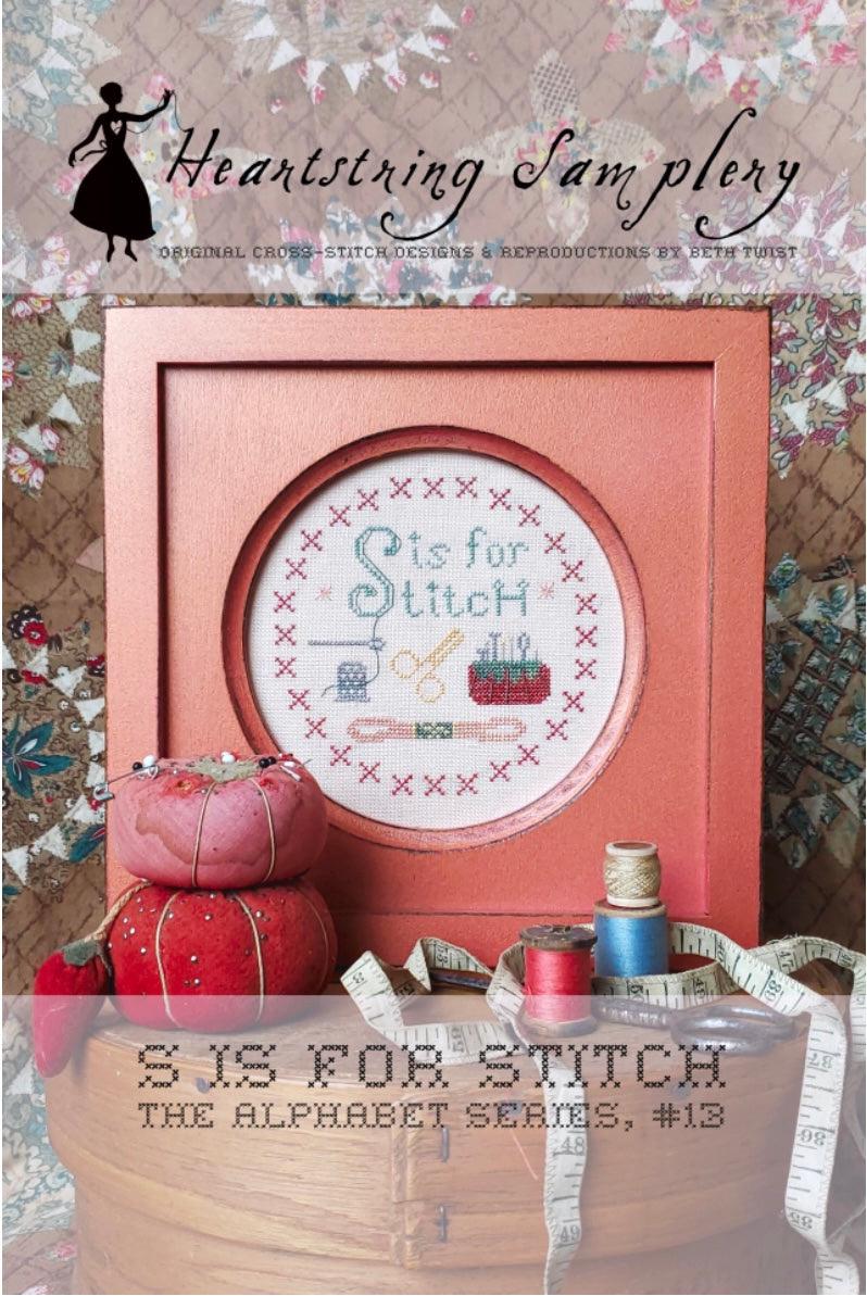 S Is For Stitch “Market Exclusive” pattern by Heartstring Samplery
