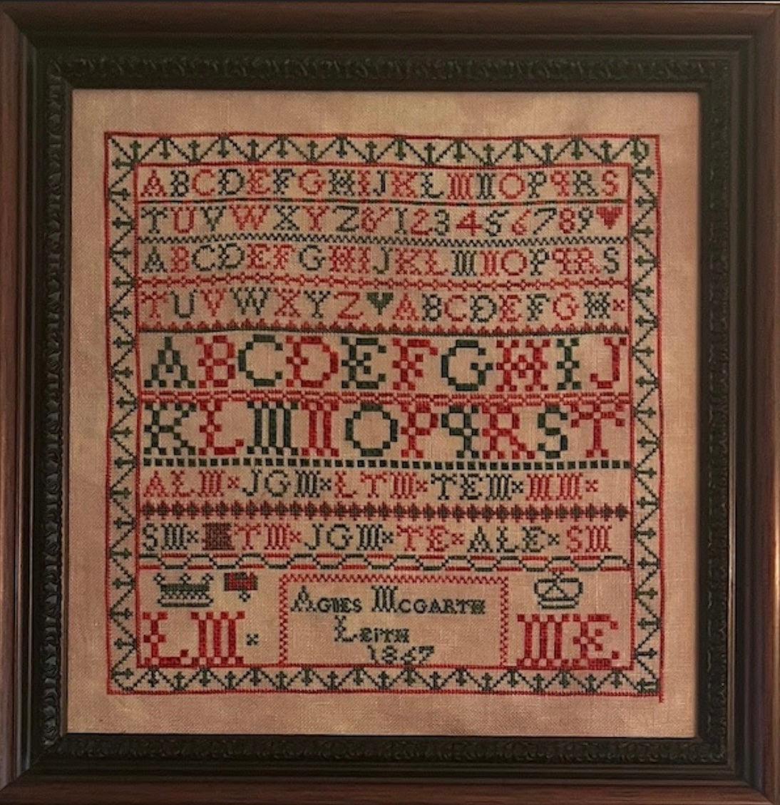 Agnes McGarth Leith - 1867 pattern by Olde Willow Stitchery