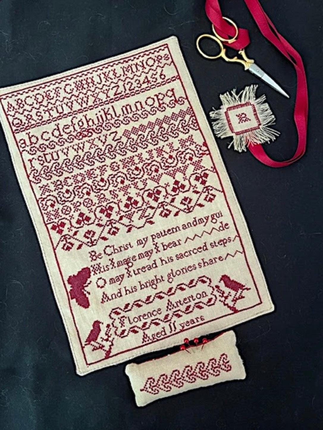Florence Arterton and Accessories pattern by Olde Willow Stitchery