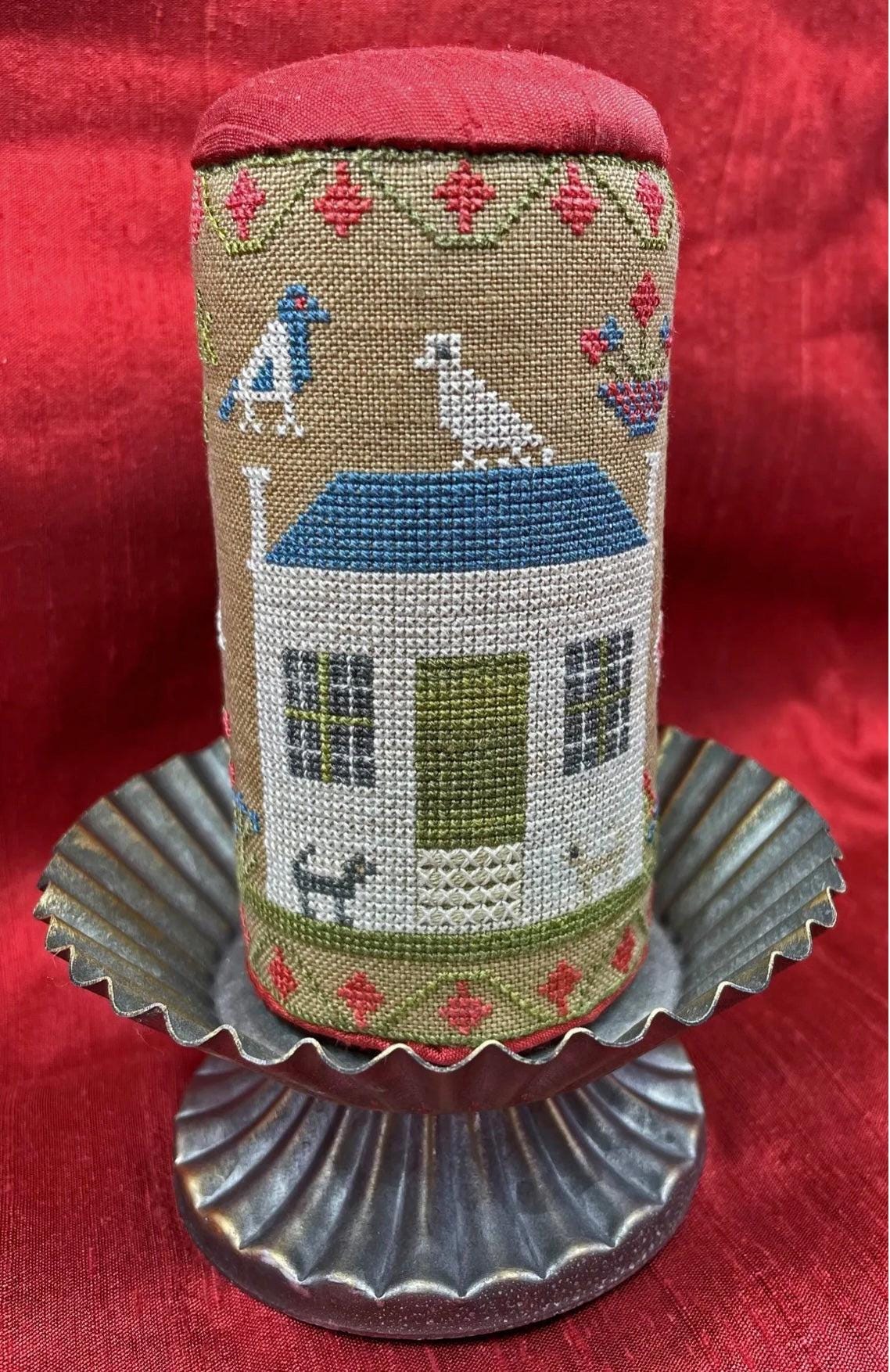 Scottish Garden Pin Drum pattern by Needlemade Designs