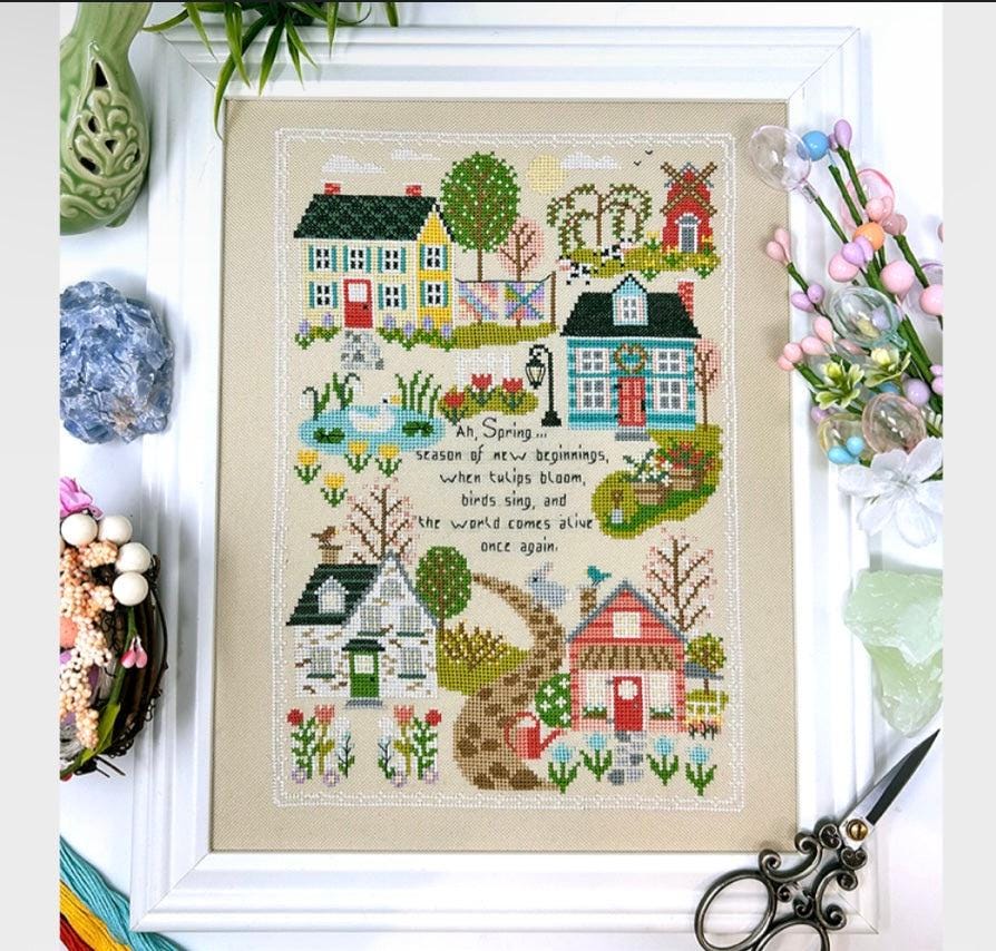 Spring Traditions Sampler pattern by Tiny Modernist
