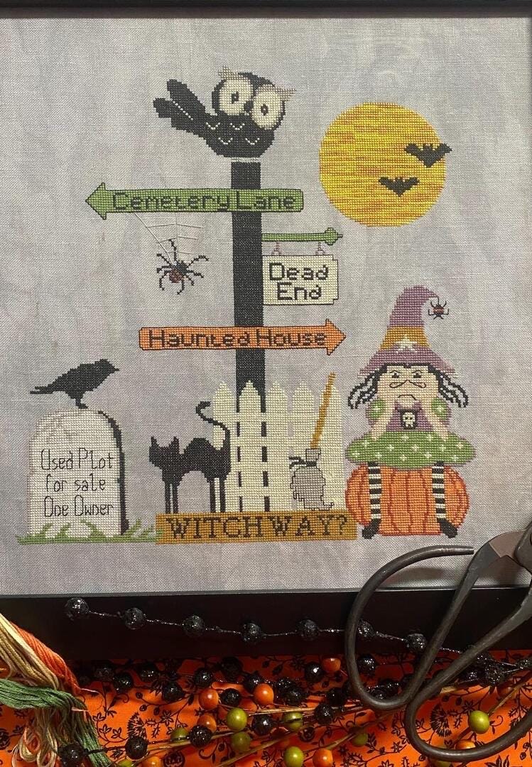 Witch Way? pattern by Cricklewood Crossing