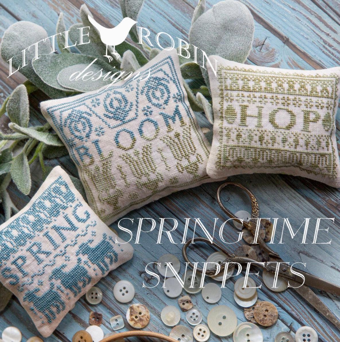 Springtime Snippets pattern by Little Robin Designs