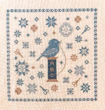 Blue Bird exclusive pattern by Couleur D Etolie