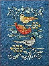 Peek A Boo Birds pattern by Robin Pickens