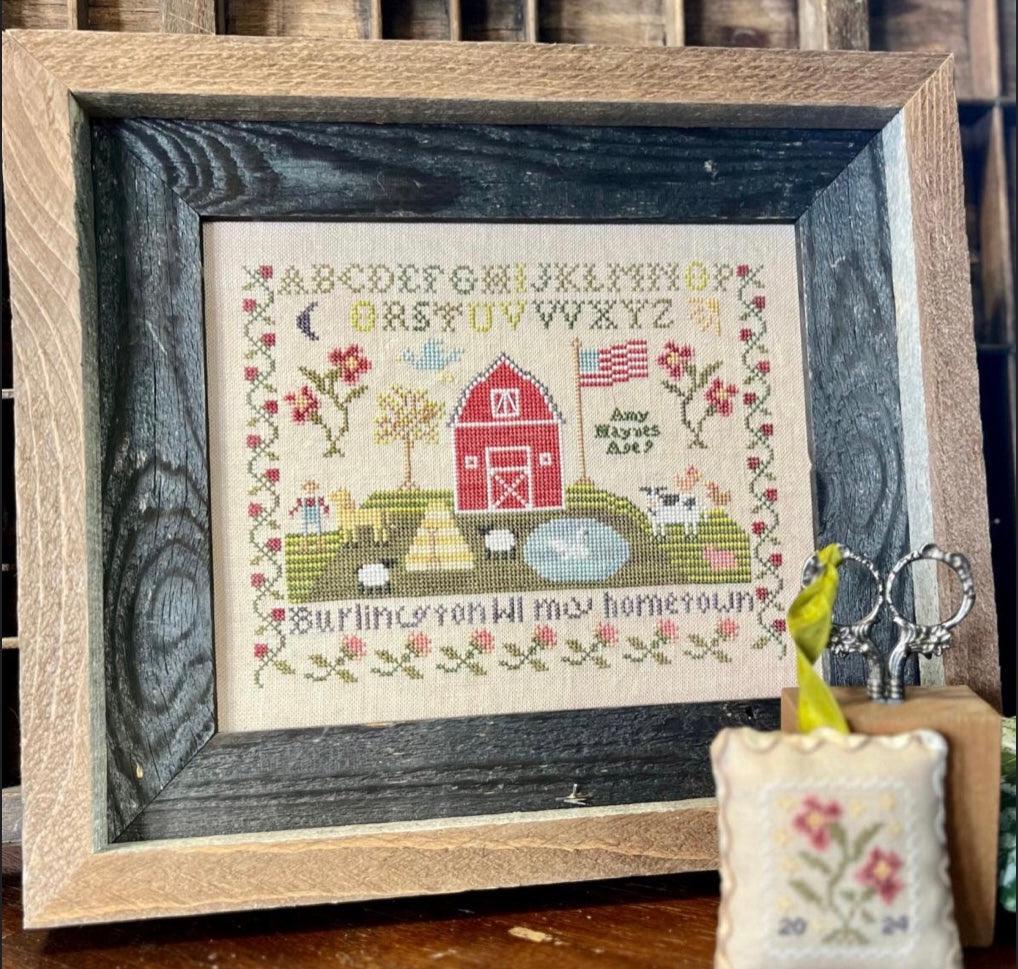 My Hometown pattern by Anne Beez Folk Art