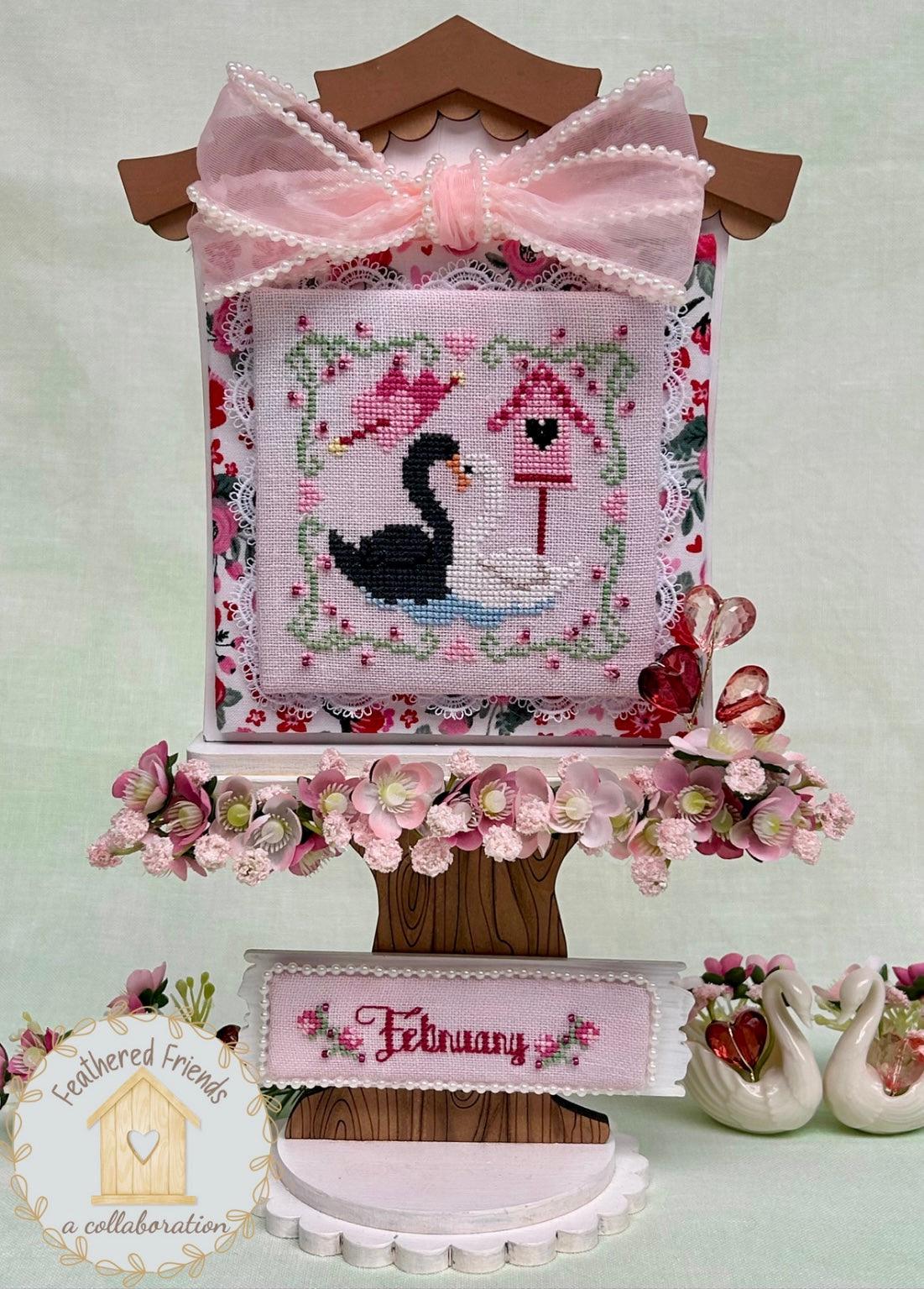 Feathered Friends: February pattern by The Stitchin Kitten Designs