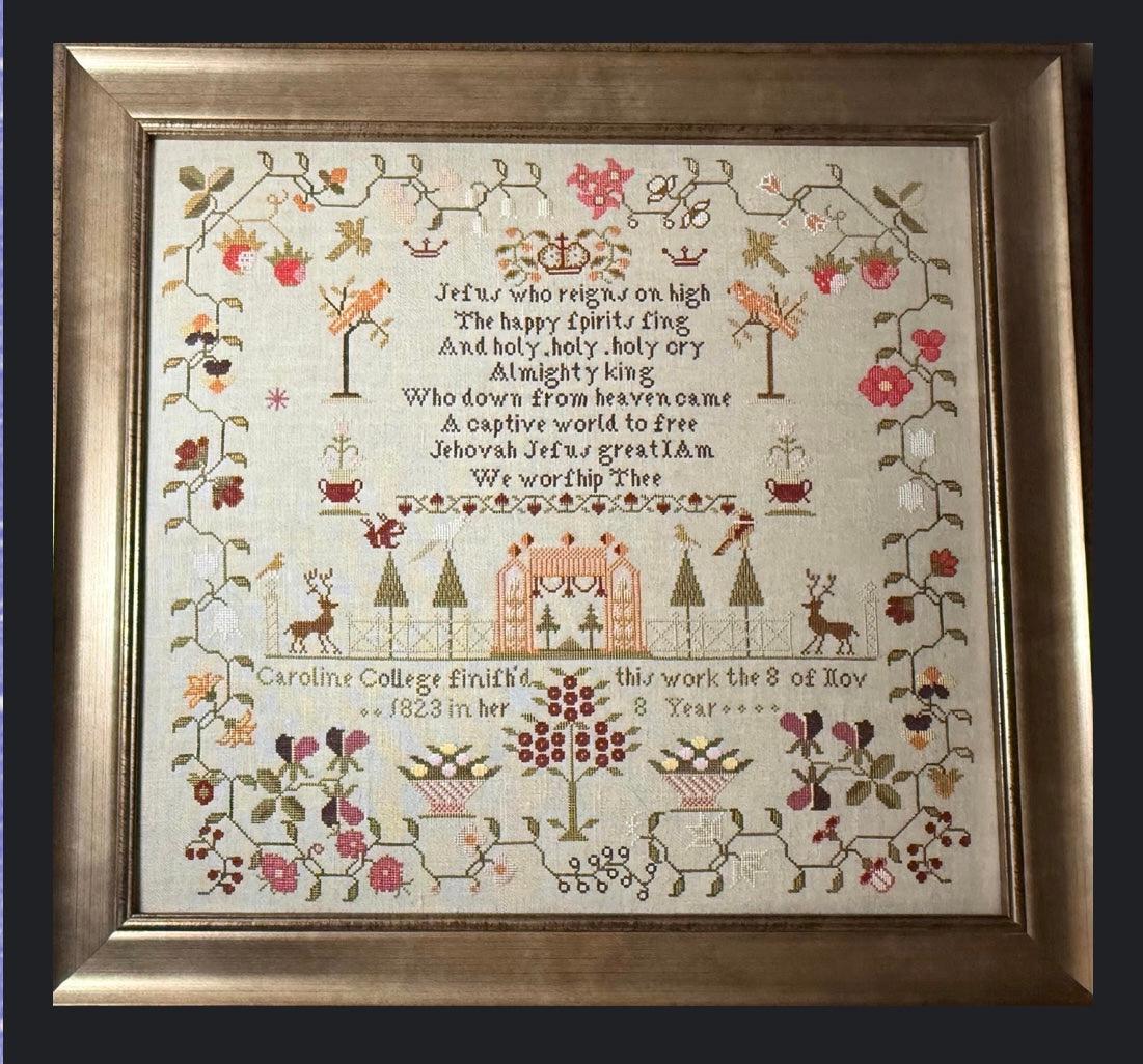 Caroline College 1823 pattern by Running With Needles & Scissors