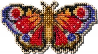 Peacock Butterfly Mill Hill Kit from Spring Bouquet Collection