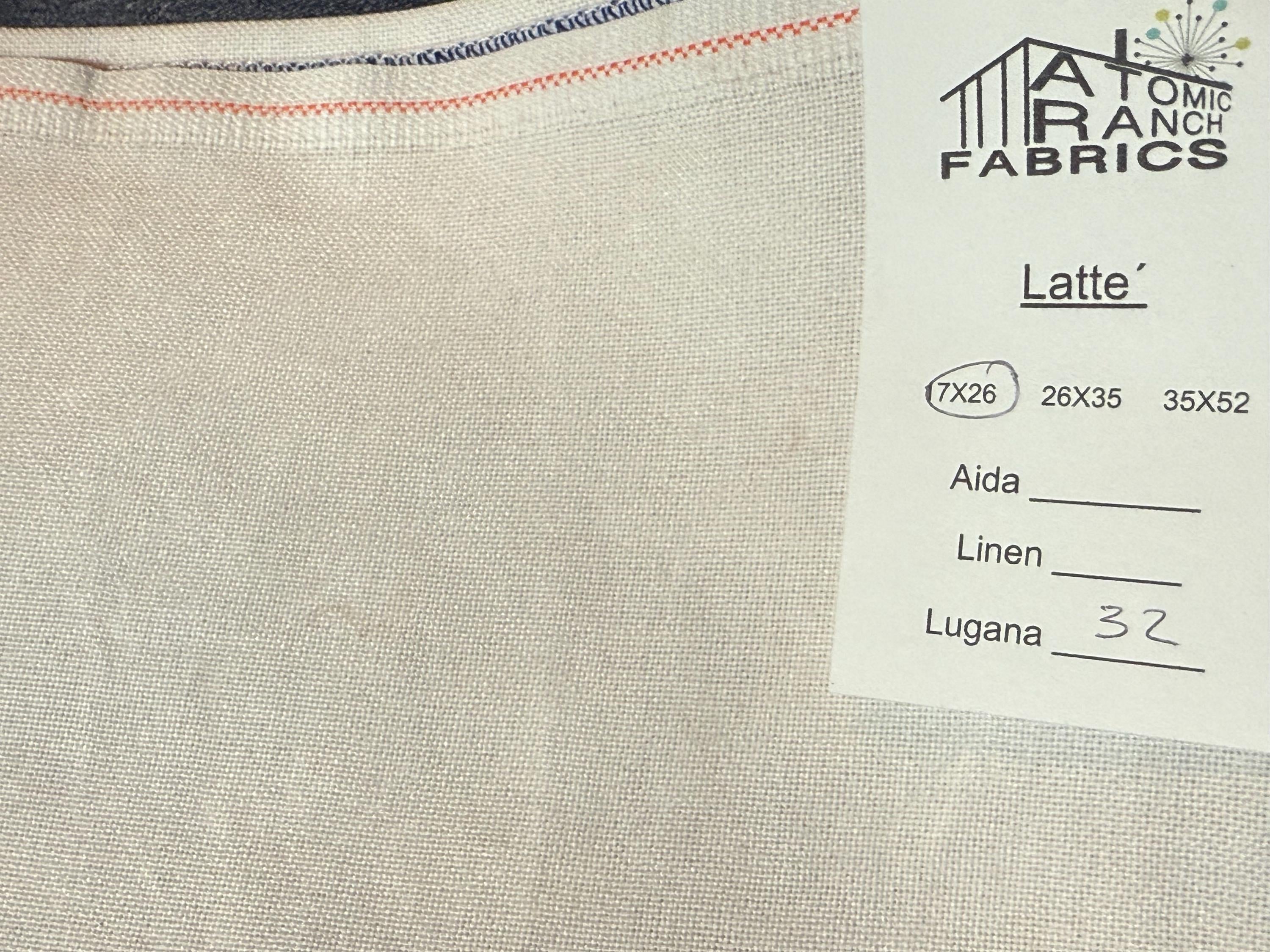 Lugana “Latte” by Atomic Ranch Fabrics