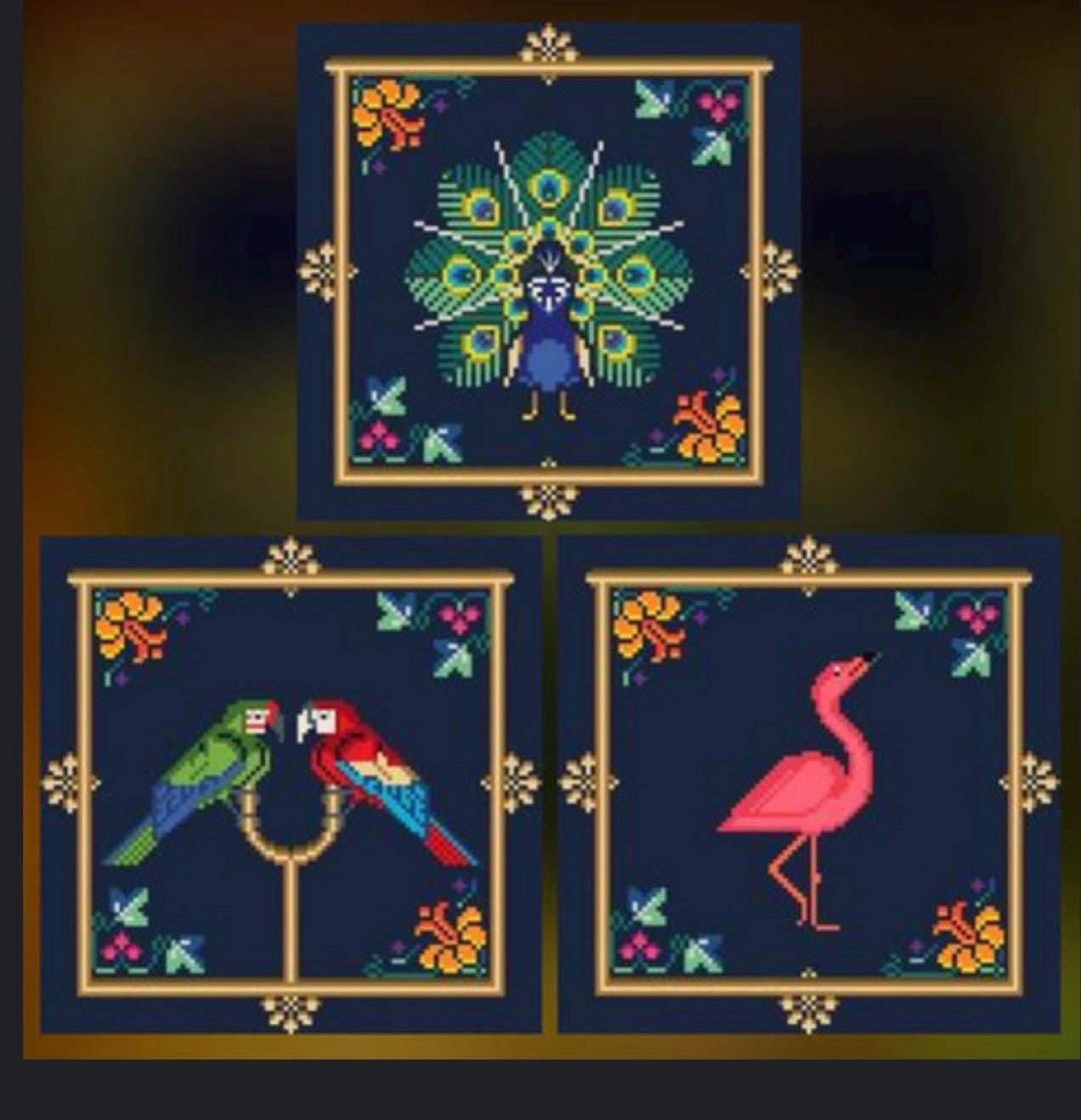Jewels of The Jungle Pack 1 patterns by Flossabilities