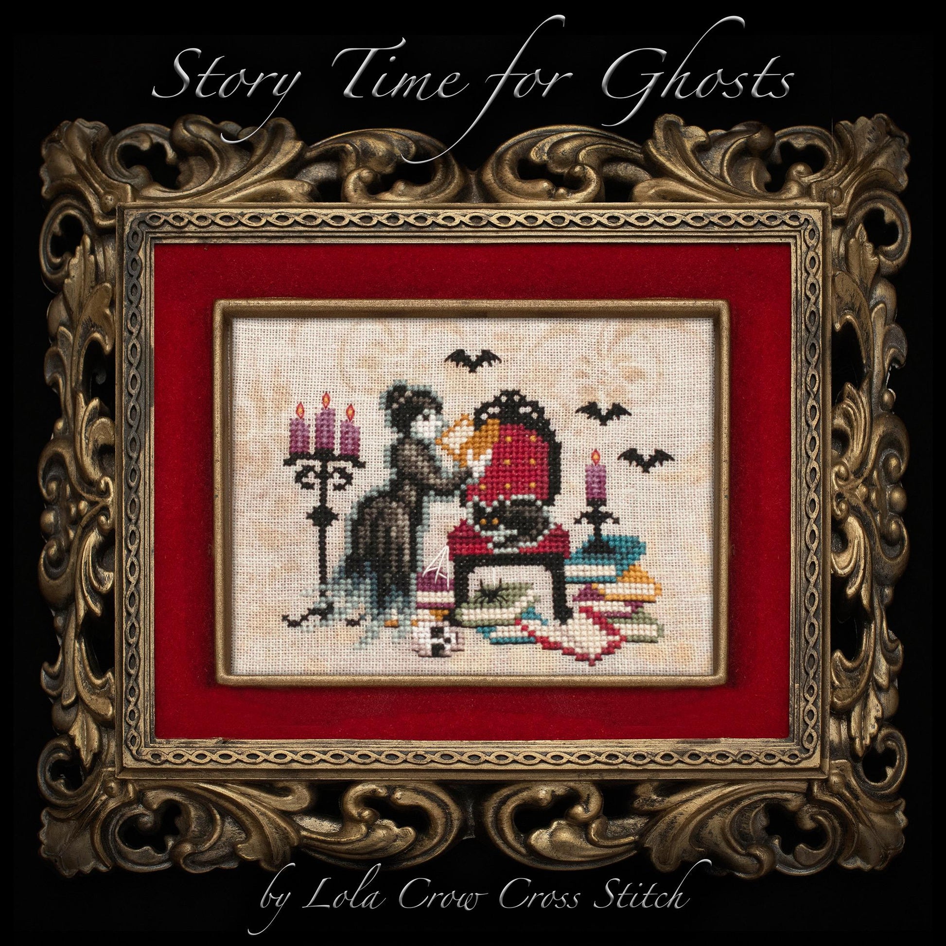 Story Time for Ghosts pattern by Lola Crow Cross Stitch