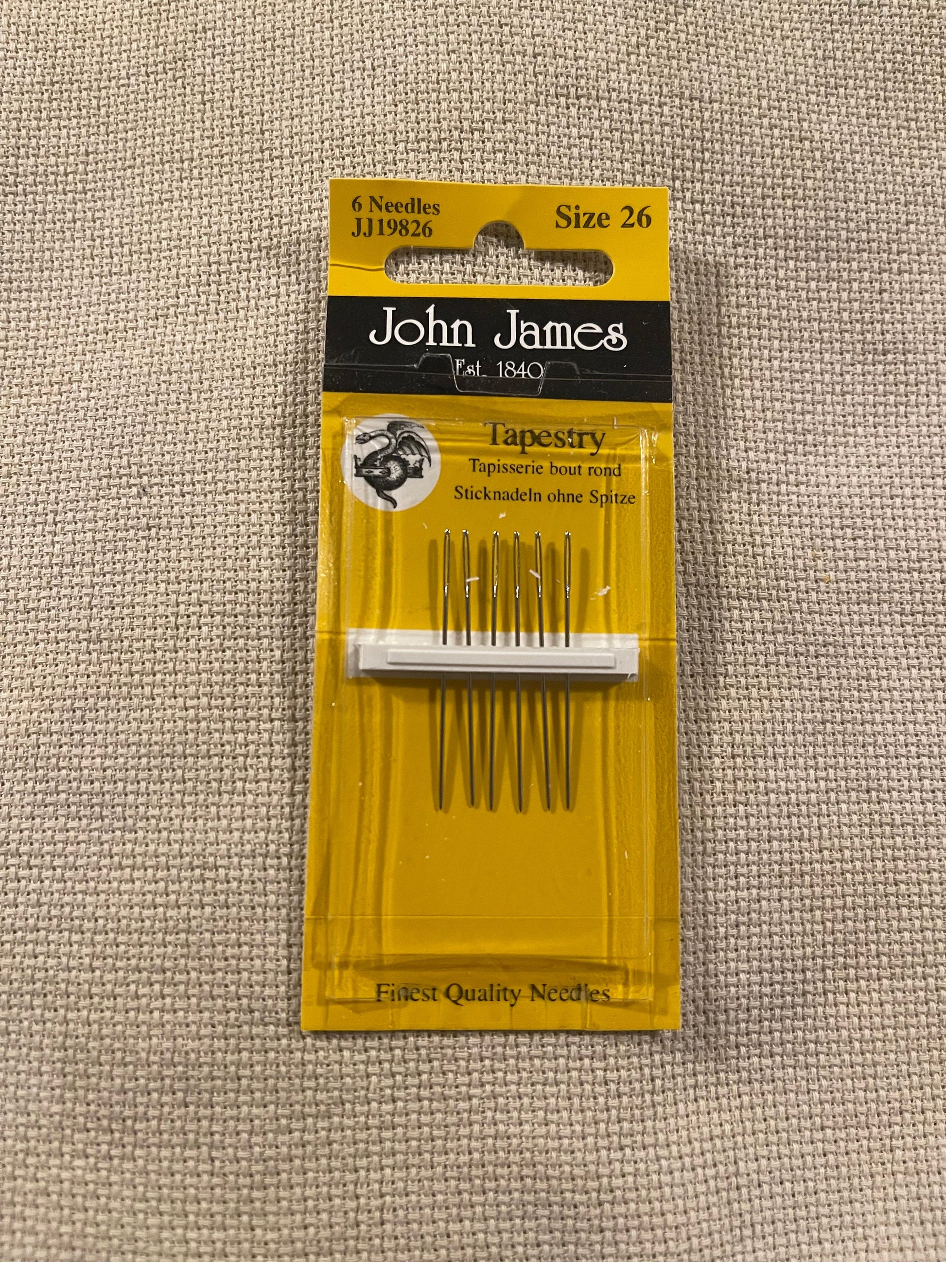 John James Tapestry Needles Size 26