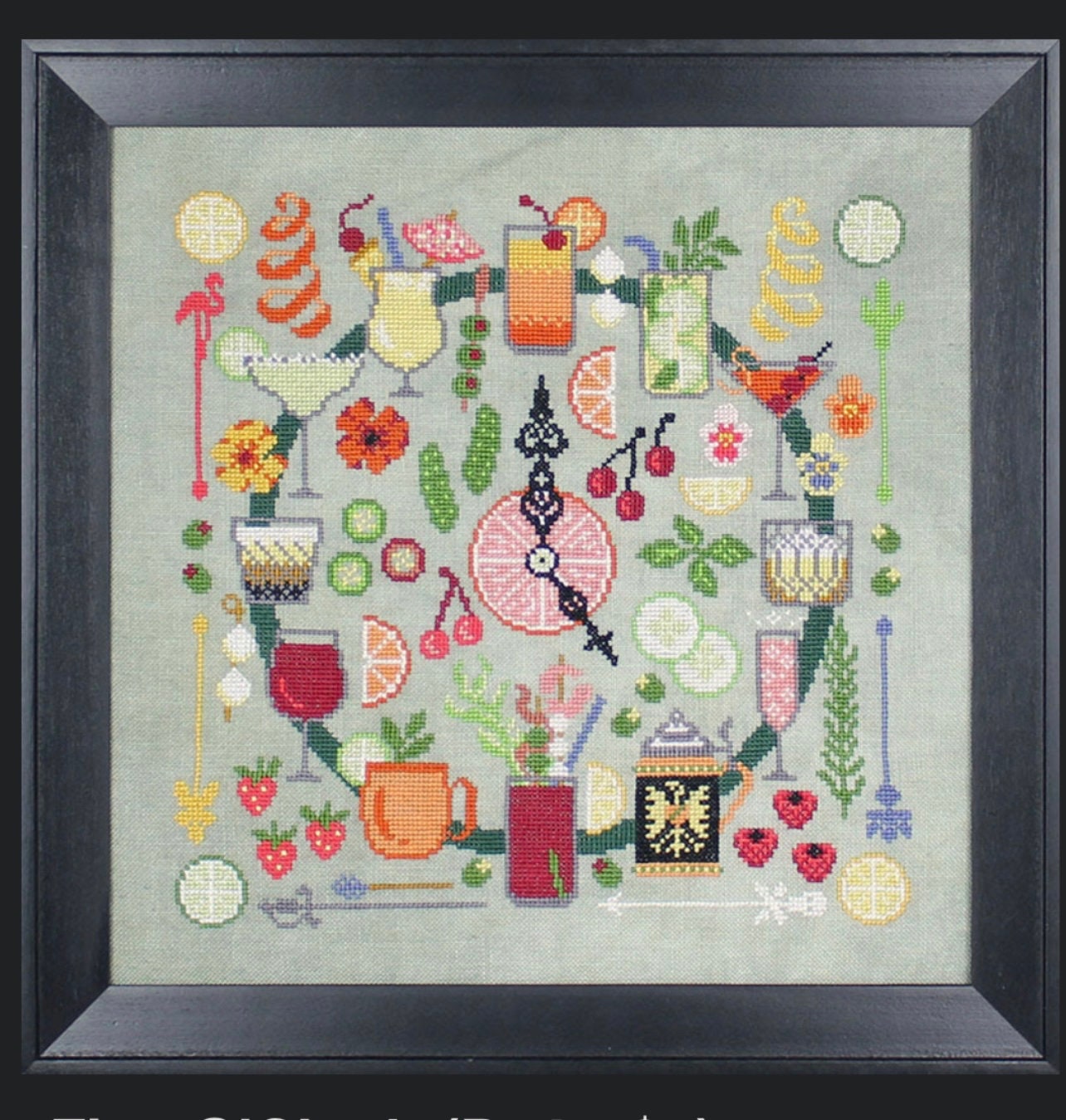 Five O’clock pattern by Ink Circles