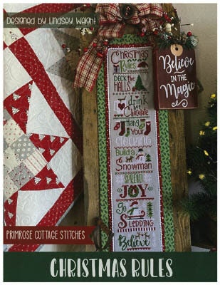 Christmas Rules pattern by Primrose Cottage Stitches