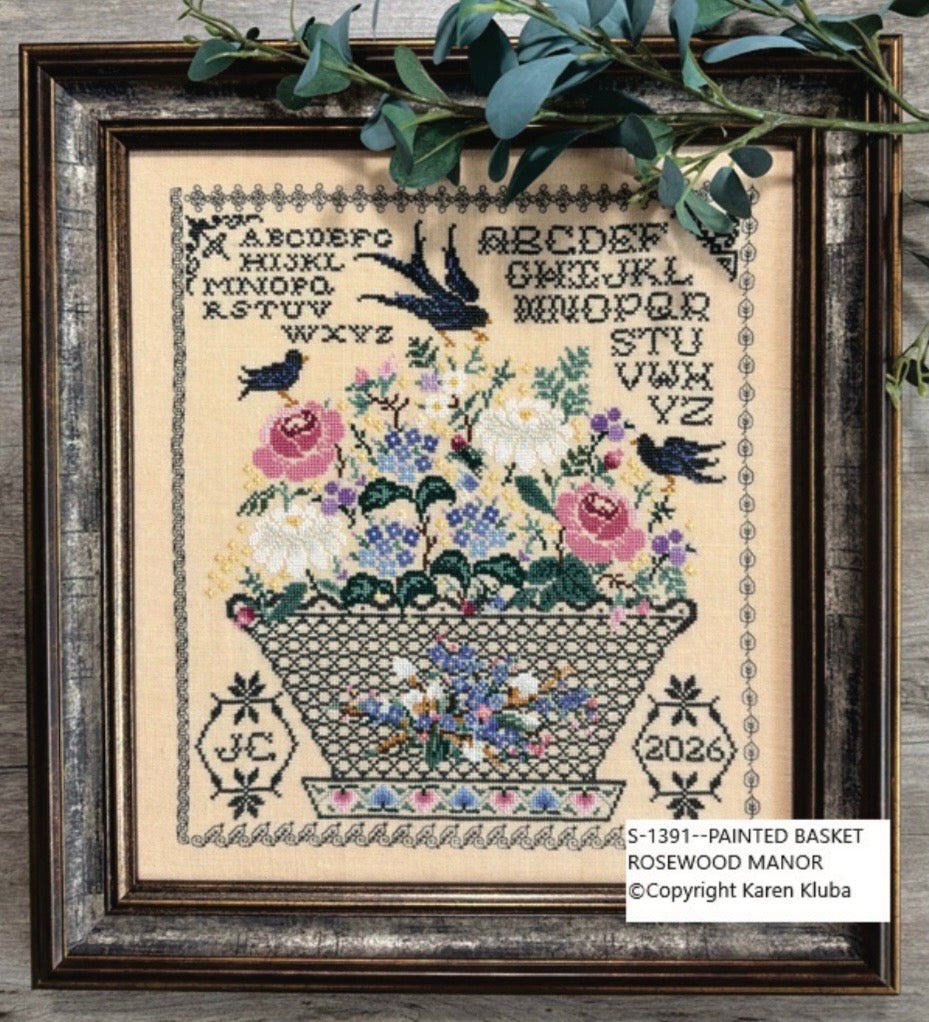 Painted Basket pattern by Rosewood Manor