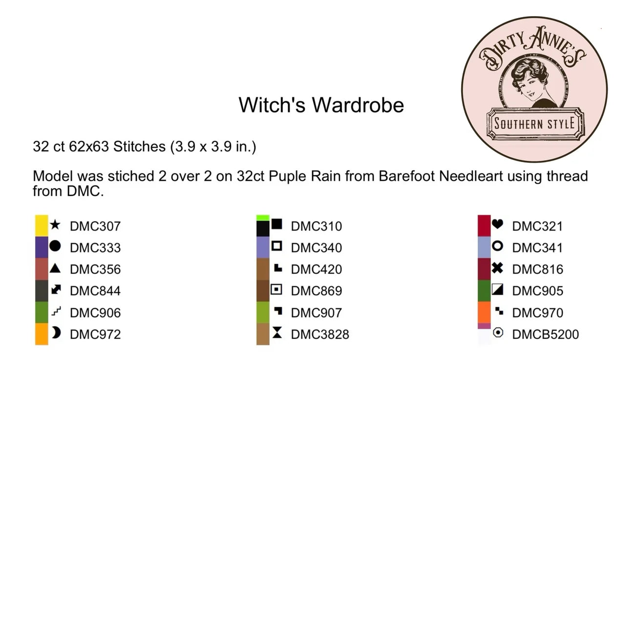 Witch’s Wardrobe pattern by Dirty Annie’s Southern Style