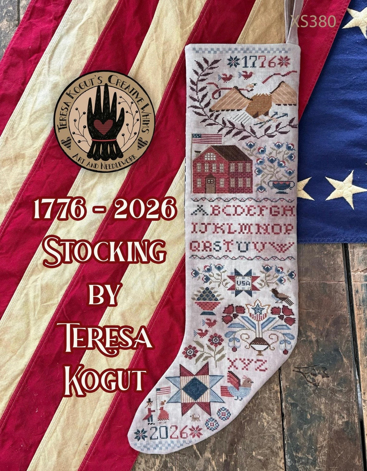 1776-2026 Stocking pattern by Teresa Kogut