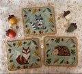 Wood Animal Series - Fox, Hedgehog, & Raccoon pattern by Romy’s Creations