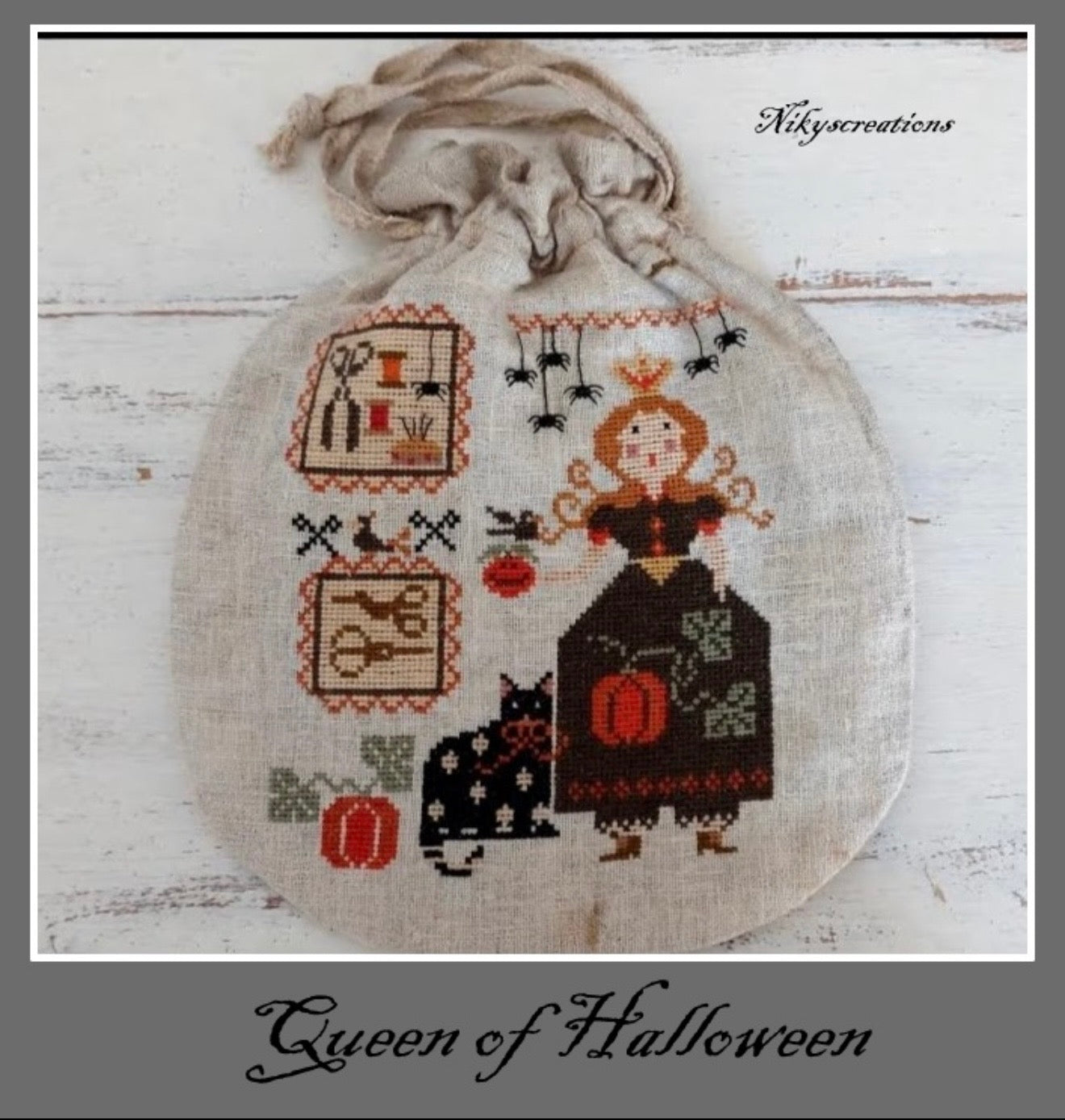 Queen of Halloween pattern by Nikyscreations
