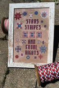 Stars Stripes & Equal Rights pattern by Rebel Stitchers Designs