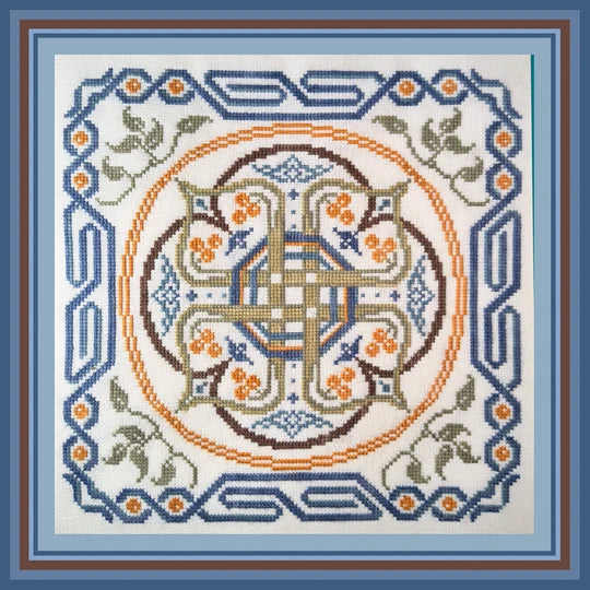 The Vine & Vallum pattern by Tempting Tangles