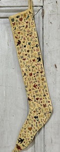 A Primitive Stocking pattern by Kathy Barrick