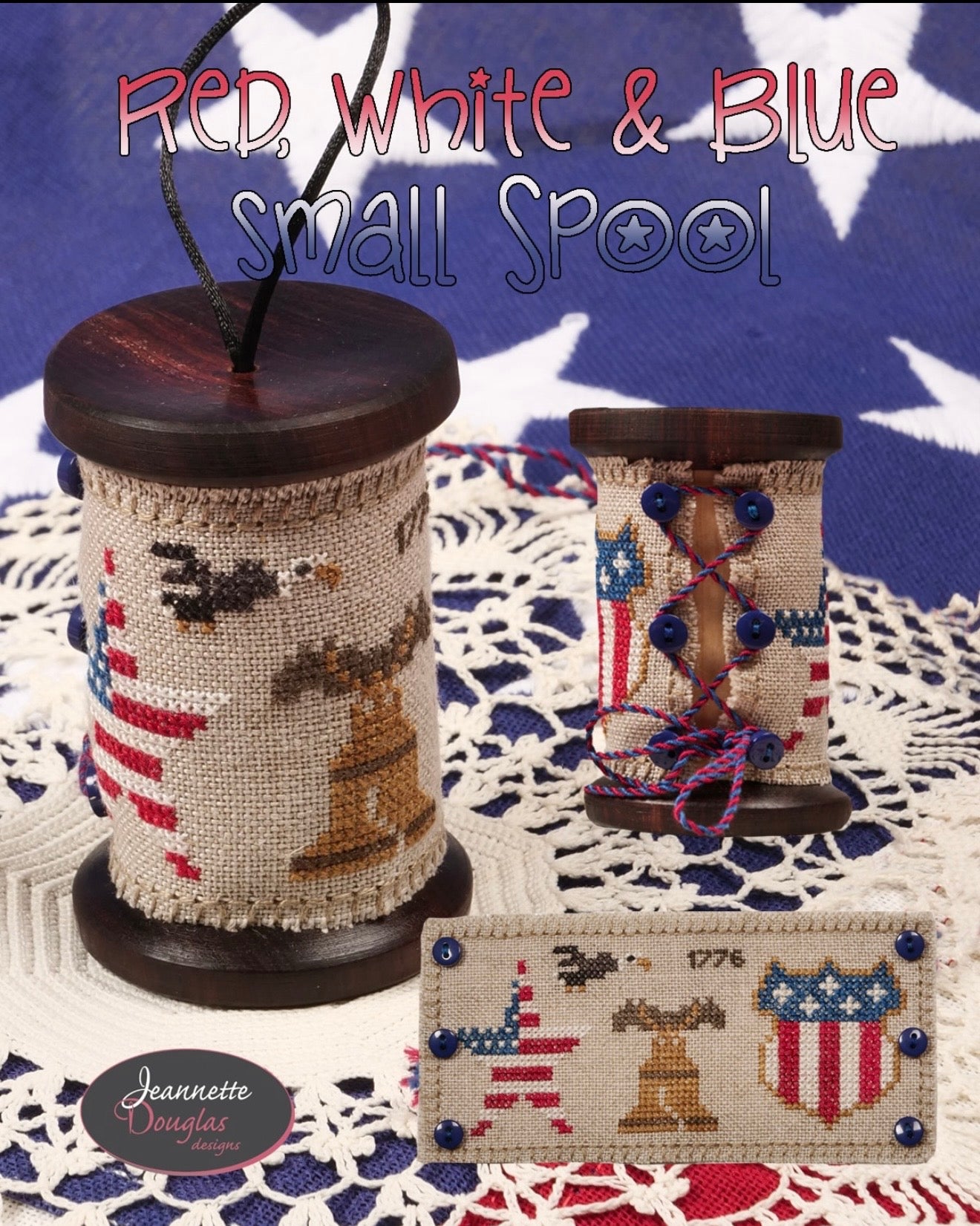 Patriotic Sampler 2 pattern by Jeannette Douglas Designs
