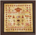 Charlott Bingham 1814 reproduction sampler pattern by The Spanish Stitcher