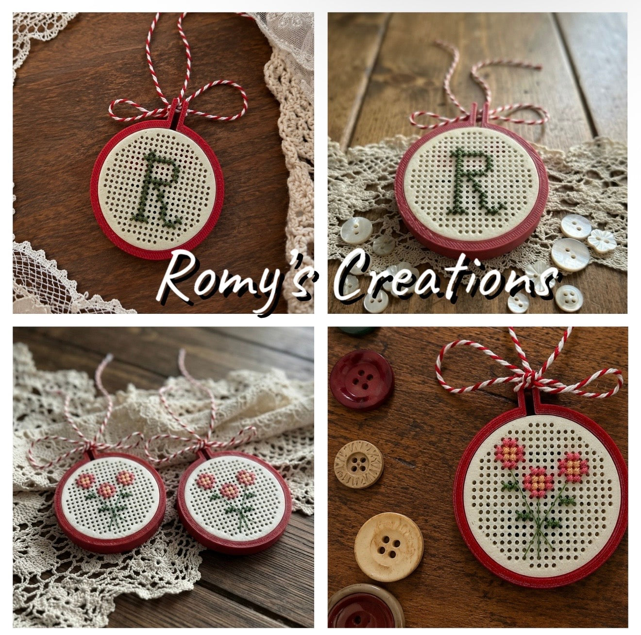 Romantic Hoop by Romy’s Creations
