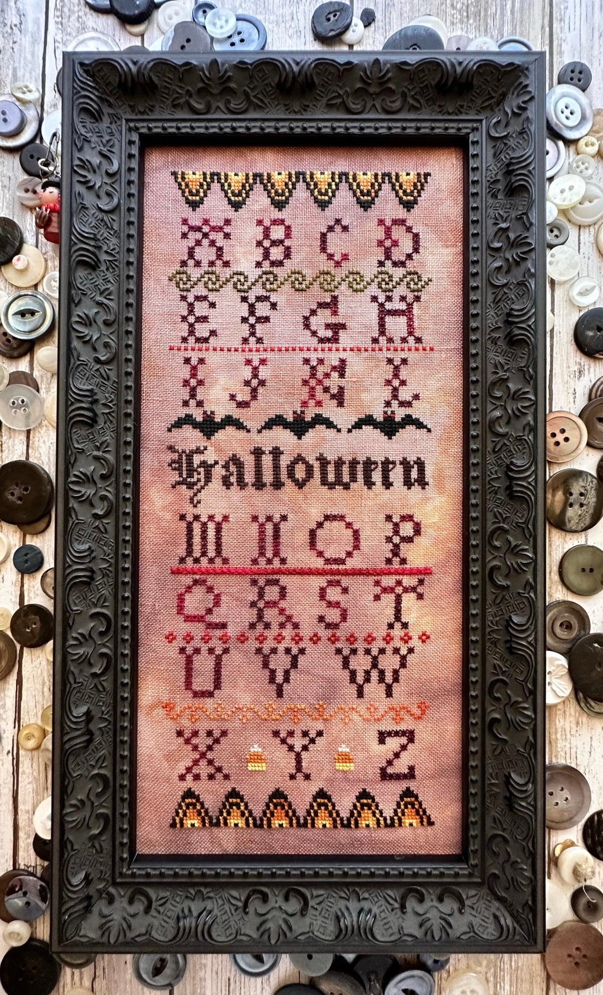 Halloween Band Sampler pattern by Lucy Beams