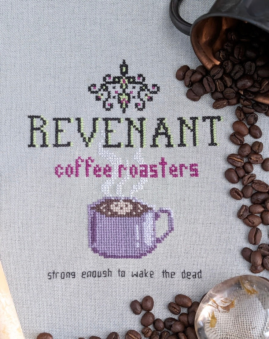 Revenant Coffee pattern by Unseamly Stitches
