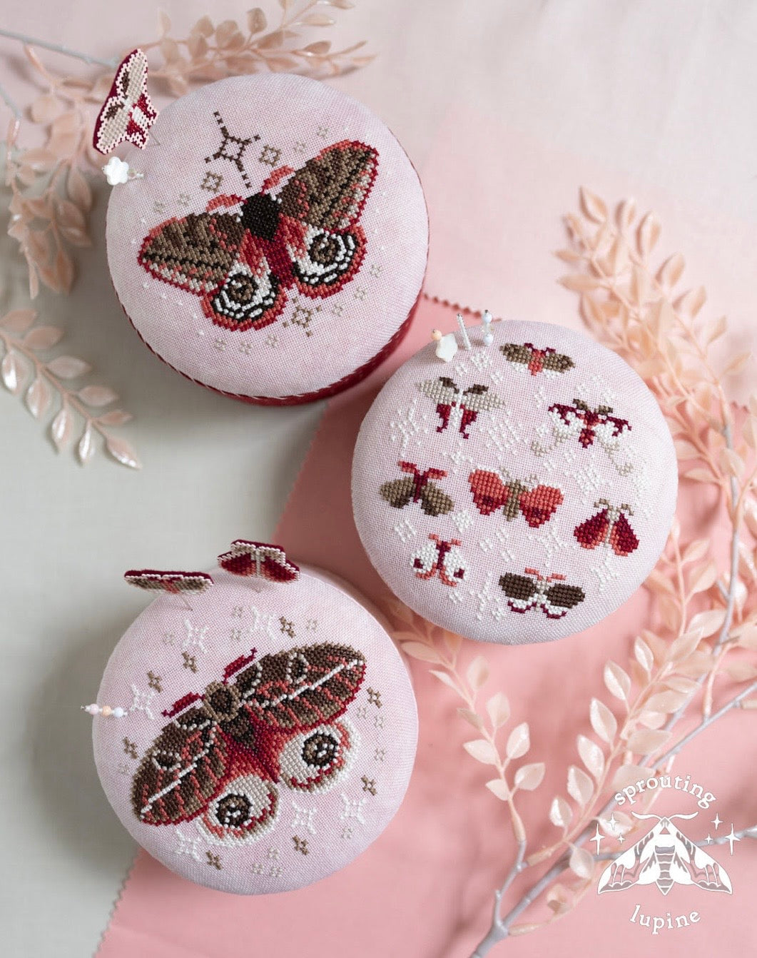 Pink Velvet pattern by Sprouting Lupine