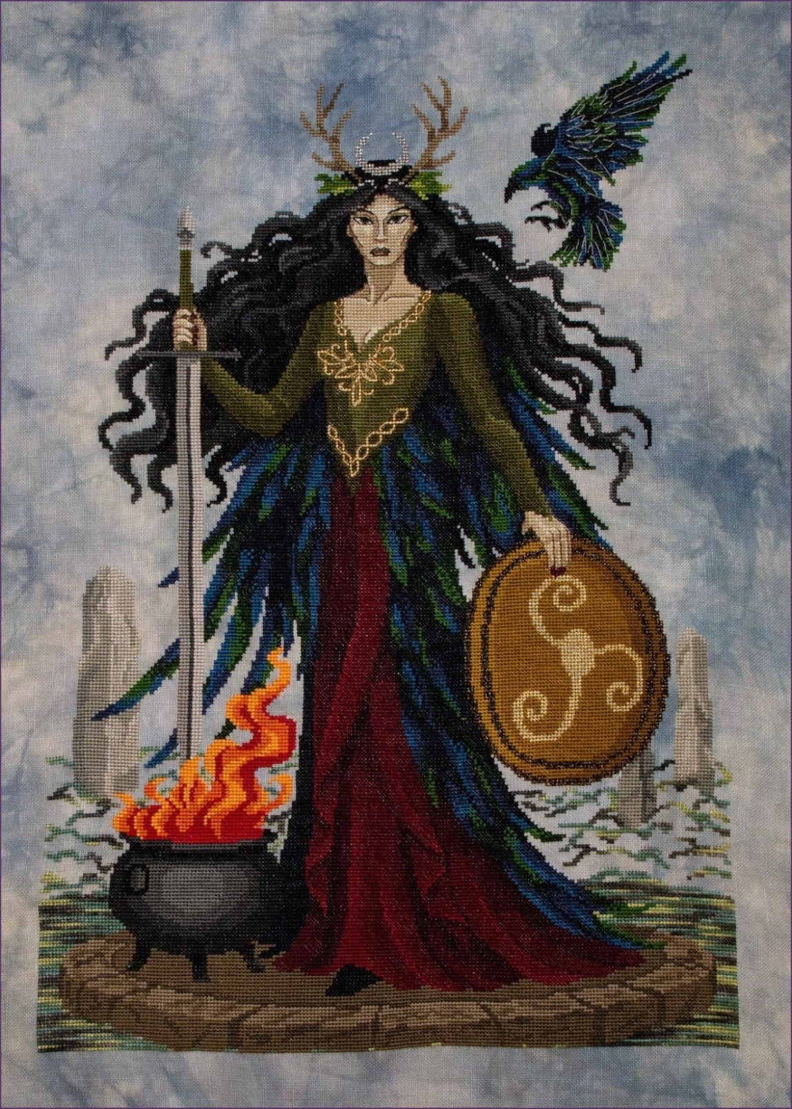 The Fabled Hollow - The Morrigan pattern by The Stitchin Kitten Designs